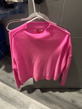 Pilcro by Anthropologie Cashmere Women's Sweater - Hot Pink